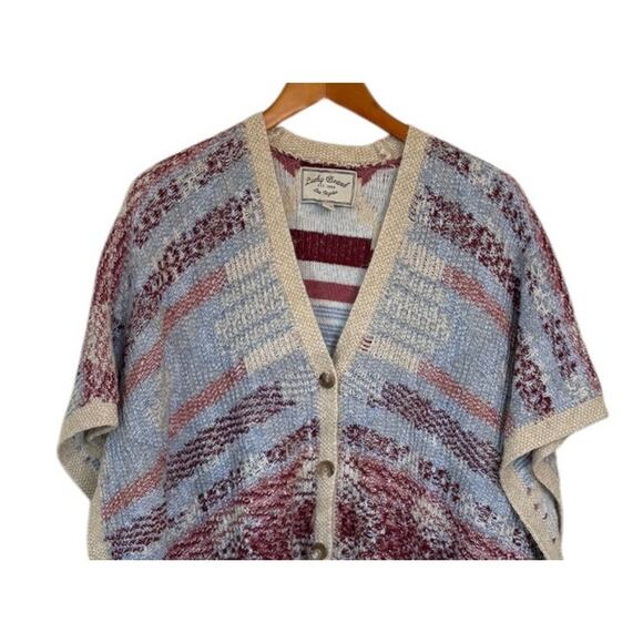 Not For Sale Lucky Brand‎ Cardigan Women One Size Blue Button Front Aztec - Picture 3 of 8